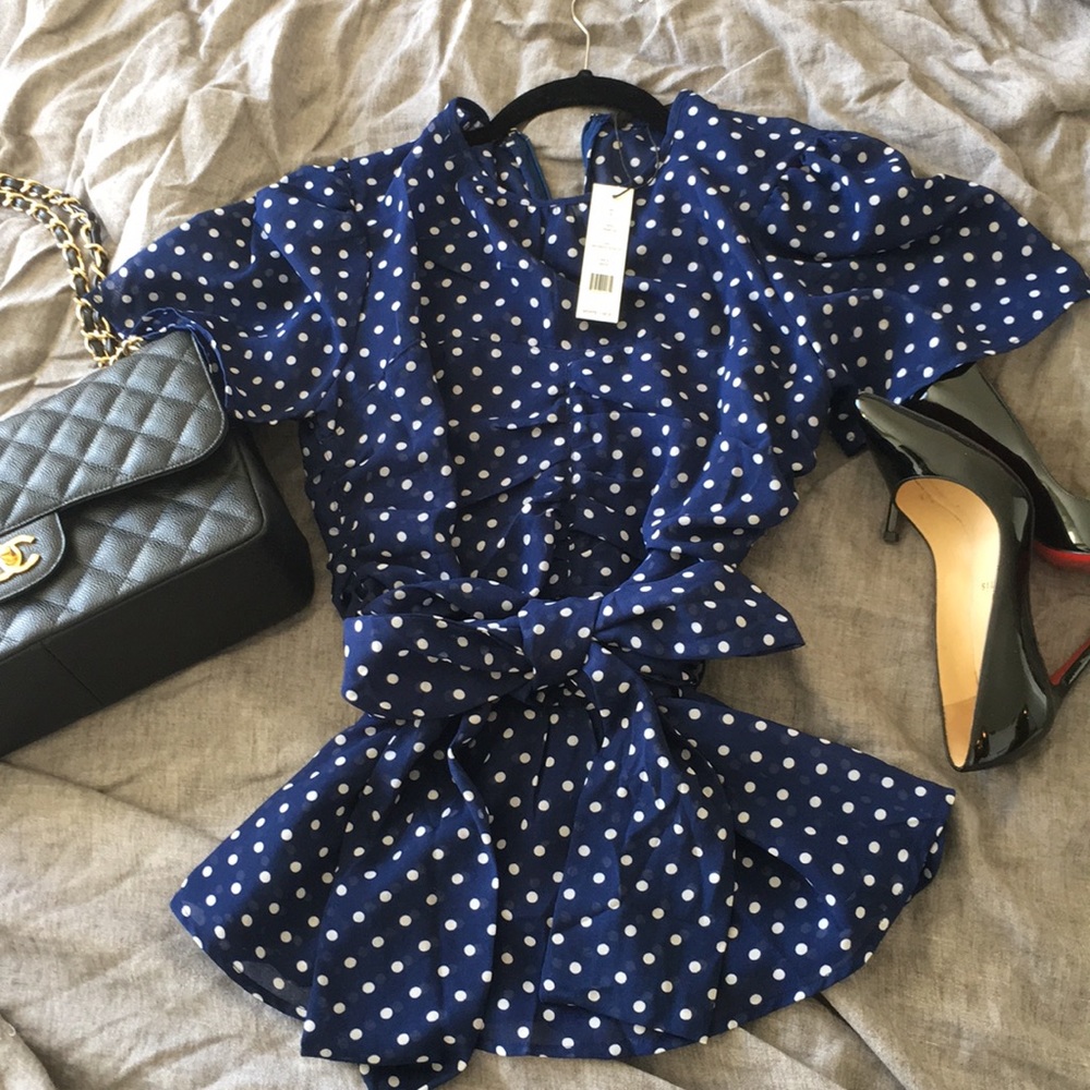 New with tags Ted Baker bow riches blouse